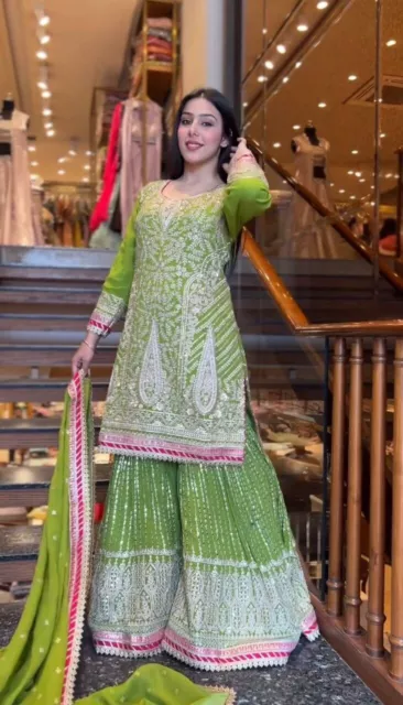 Indian Bollywood Party Salwar Kameez Pakistani Women suit Wear Designer Wedding