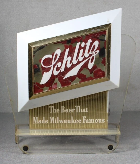 1951 Schlitz Lighted Beer Sign Register/Counter Topper Form 14-51 Hammer Bros. 1951 Schlitz Lighted Beer Sign Register/Counter Topper Form 14-51 Hammer Bros.