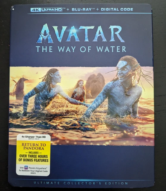 AVATAR: THE WAY of Water [4K UHD + Blu-Ray + Digitale] con Slip Cover