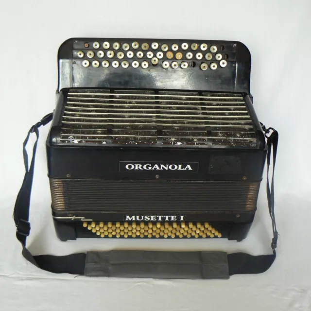Ancien Accordéon ORGANOLA instrument de musique vintage