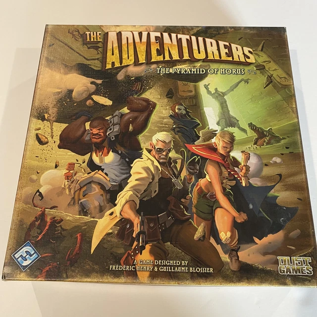THE ADVENTURERS PYRAMID of Horus Board Game Fantasy Flight Games 2011