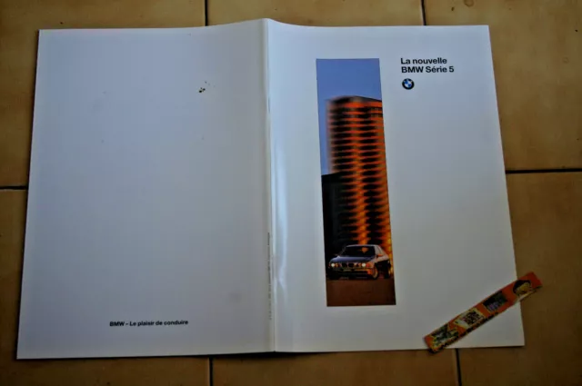 BMW série 5 520/i 523/i 528/i 525/tds Brochure catalogue pub auto berline 1995