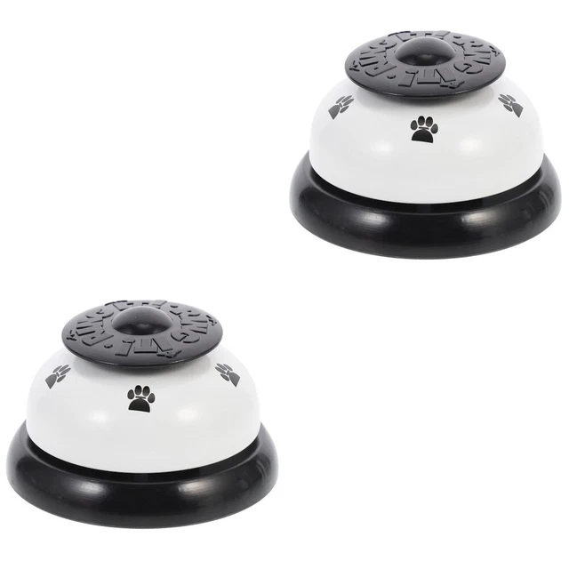 2 x campanelli per cuccioli attrezzature per addestramento gatti campana con bottone