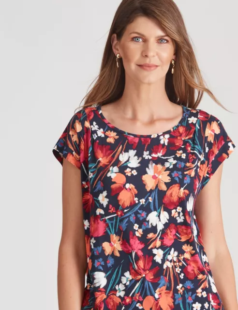 W LANE - Womens Tops -  Watercolour Floral Top