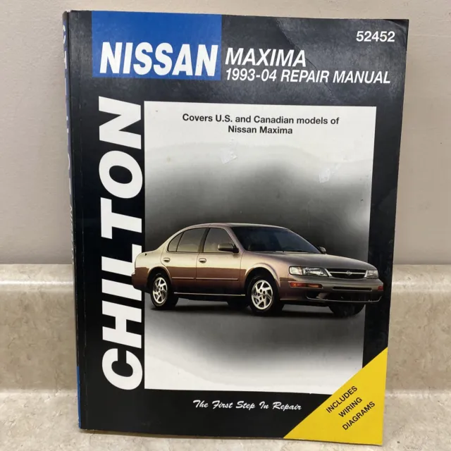 Chilton 1993-04 Repair Manual Nissan Maxima 52452