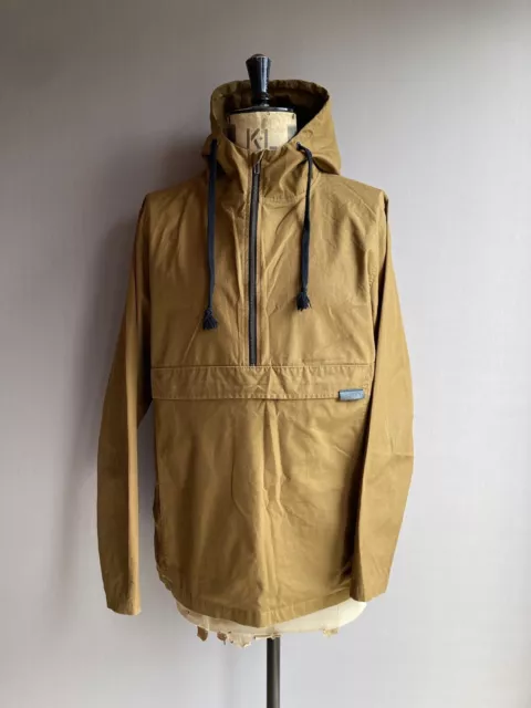 Rapanui Smock Jacket Brown Men’s Medium Fulmar Lightweight Cotton Windproof