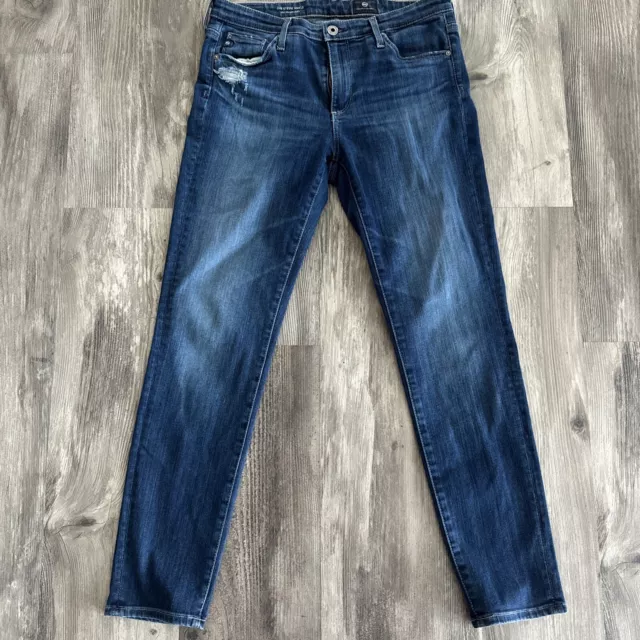 AG ADRIANO GOLDSCHMIED Womens Jeans Size 28R The Stevie Skinny Straight Ankle