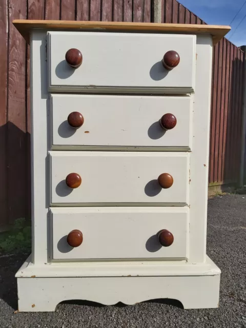 solid pine chest of drawers