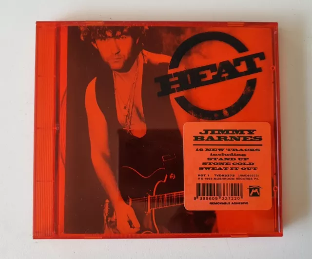 Jimmy Barnes - Heat Cd (1993) Tvd93372 (In Red Coloured Jewel Case)