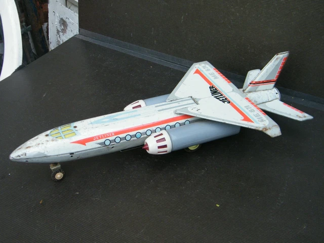 Jouet Ancien Avion En Tôle PANAME Jumbo 1752 - Made In Japan - RARE