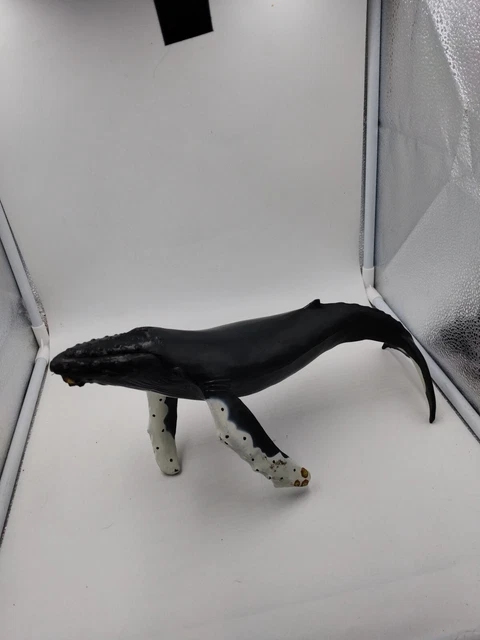 1991 Safari Ltd Monterey Bay Aquarium Humpback Whale PVC Realistic vintage 12.5”