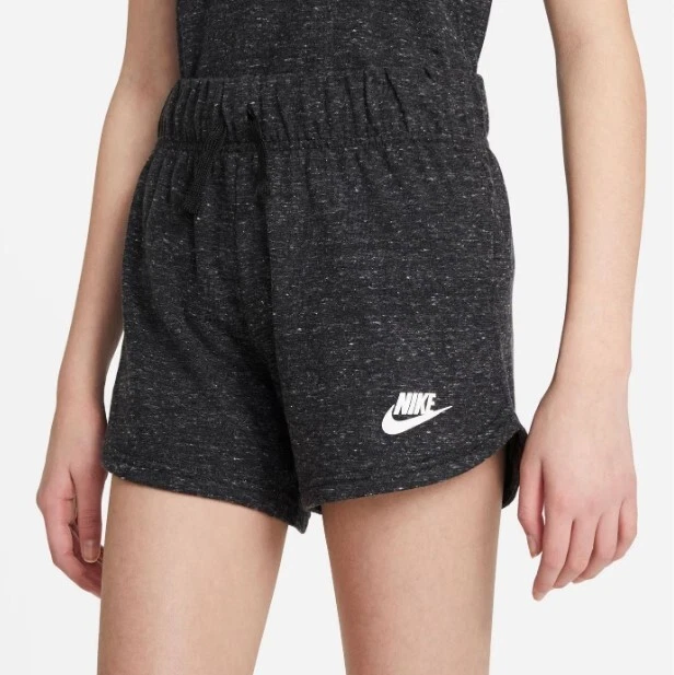 Pantaloncini in maglia Nike Sportswear grigio ragazza taglia UK 13 anni #REF135