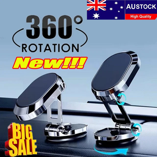 Metal Magnetic Car Phone Holder Folding Magnet Mount Mobile Cell Phone Stand GPS