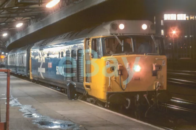 Uk Diesel Train Railway Photograph Of Class 50 50004. Rm50-27