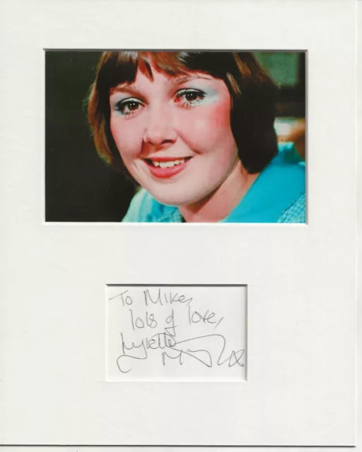 Lynette McMorrough crossroads signed genuine authentic autograph AFTAL 73 COA