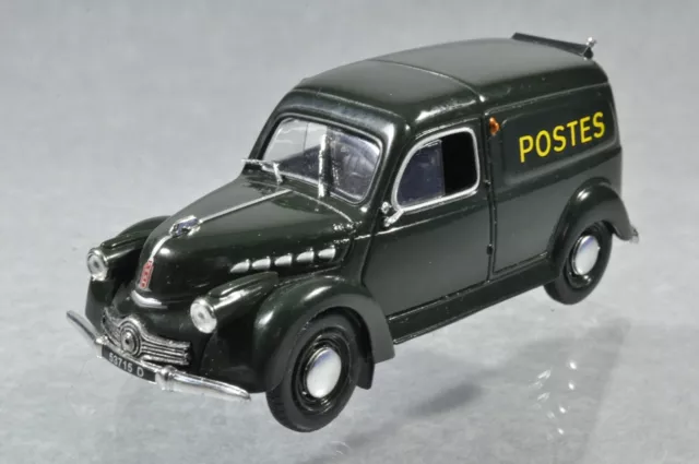 AJ442 Universal Hobbies 1:43 1952 Panhard Dyna X fourgonnette "POSTES" B-/-