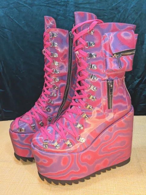 Club exx obsidian hotsell wasteland buckled boots