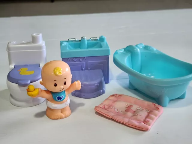 Fisher Price Little People Baby Wash and Go Bathroom Replacement Parts