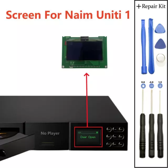 For Naim Uniti1 Network Player Audio Music Streamer OLED Screen Part Replacement