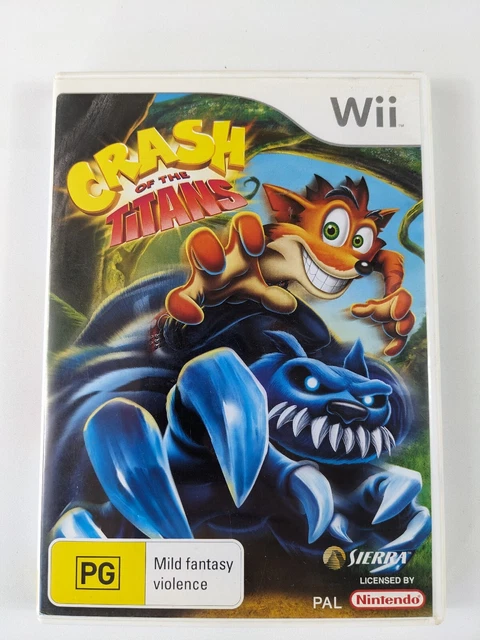 CRASH OF THE Titans Nintendo Wii Game 2007 16.00 PicClick AU