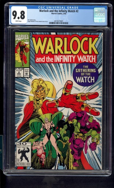 Warlock and the Infinity Watch 2 CGC 9.8 Marvel Comics 1992 Jim Starlin Story WP