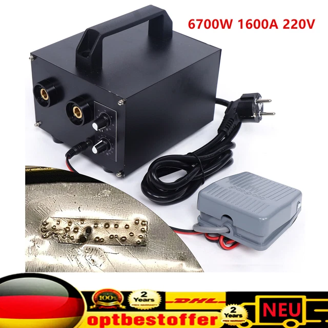 YILIKISS 220V 6700W Profi 1600A Punktschweißgerät Spot Welder