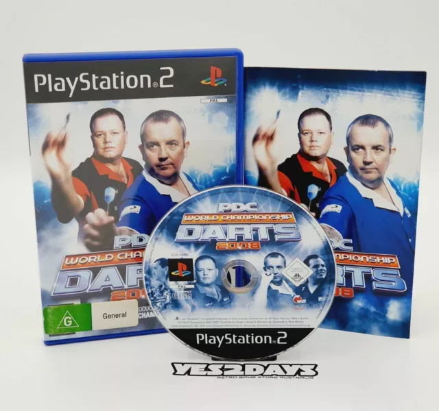 PDC World CHAMPIONSHIP DARTS 2008 | Sony PlayStation 2 Game ps2 | Complete VGC