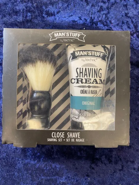 Shaving Set Close Shave Wet Shaving Brush By Man'stuff RE88