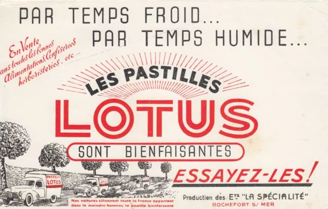 Buvard - Pastilles LOTUS