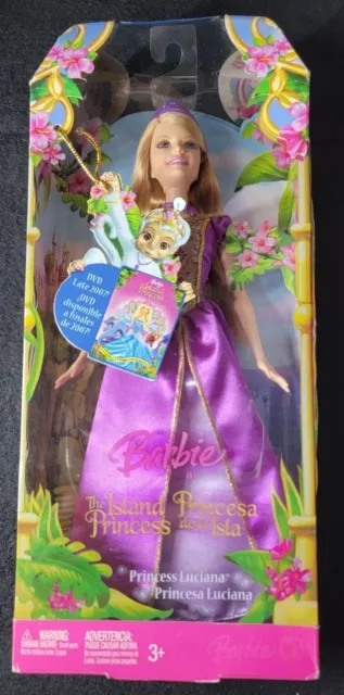 Barbie as The Island Princess Luciana Doll Mattel 2007 #L3130 NRFB