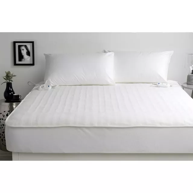 Jason Fully Fitted Washable Warm Electric Blanket Home Bedding White