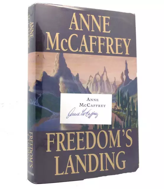 Anne McCaffrey FREEDOM'S LANDING Signed 1st Edition 1st Printing