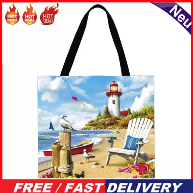 lighthouse linen bag