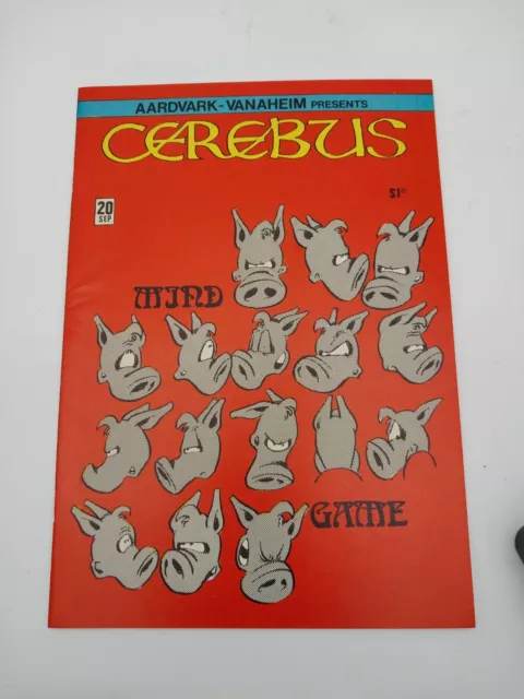 Cerebus the Aardvark Comic Book #20 AV 1980 Dave Sim Vanaheim