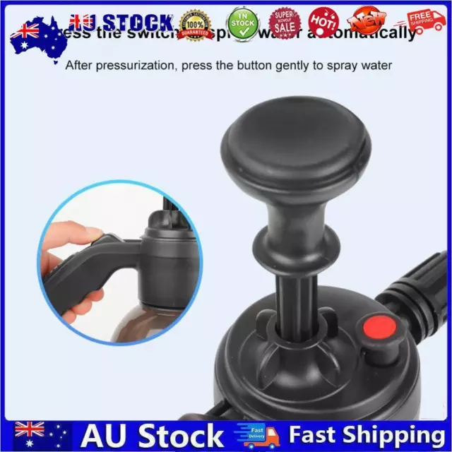 AU Foaming Sprayer Dual-use Foamer Sprayer Bottle Auto Cleaning Tool (Black)