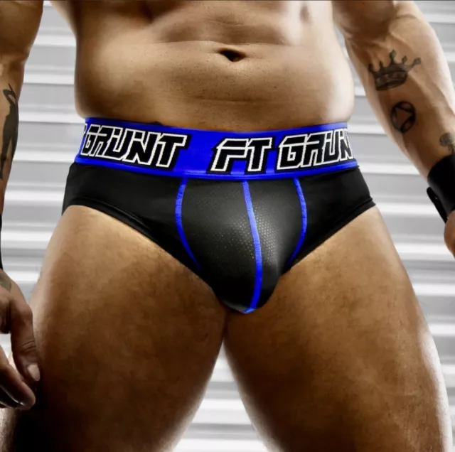 Men’s Ft Troff Grunt Corp Brief - Large Blue New With Tags