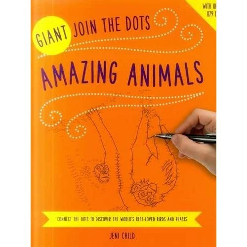 GIANT JOIN THE Dots Amazing Animals Connect the Dots Paperback NEW