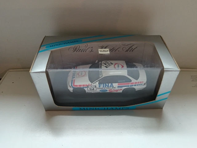 Miniature MINICHAMPS BMW 325i Coupé DTM 1994 Gedlich - Echelle 1/43 - Occasion