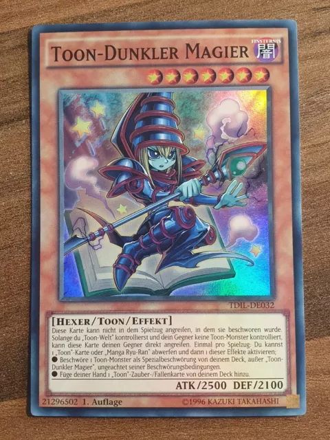 Yu-Gi-Oh! TDIL-DE032 Toon-Dunkler Magier Super Rare NM