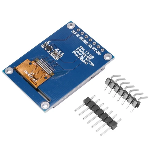 Unità 1,3 pollici Ips Tft St7789 Ic 240 x 240 comunicazione Spi 3,3 V tensione1232