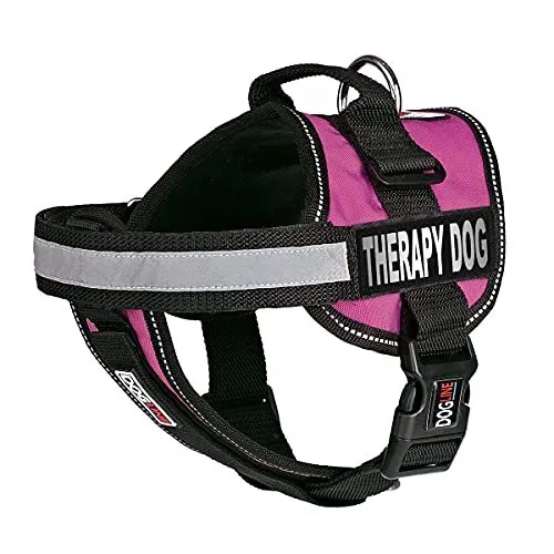 Vest Harness for Dogs and 2 Removable Therapy Dog Patches, X-Large/36 to 46",...