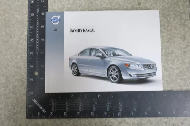 Volvo S80 Owner's Manual 2014 Book 14 Free Shipping OM717