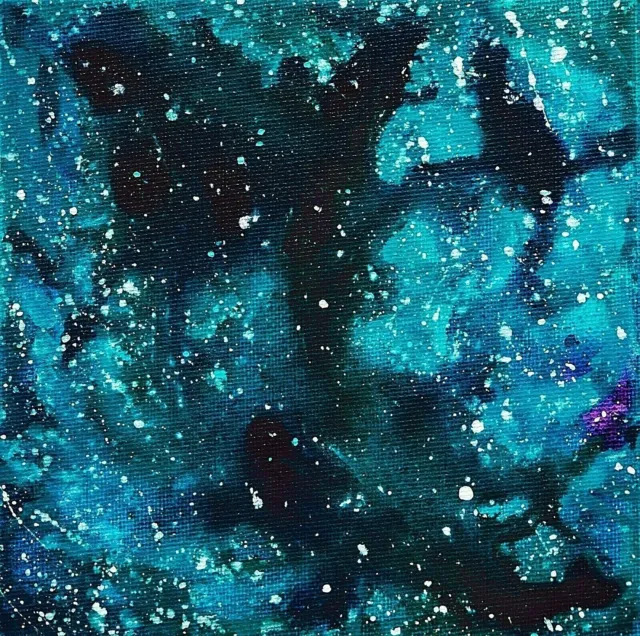 Anastasia Woron "Cosmos" Abstracto Original Firmado Por  Autor  Acrilico 2021