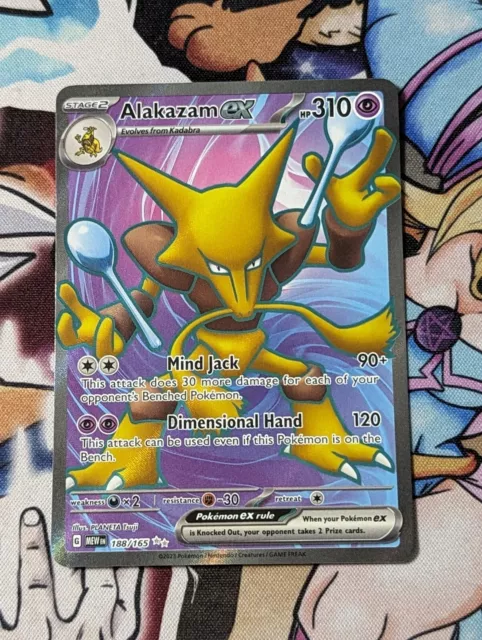 Pokemon Trading Card Game 188/165 Alakazam ex : Rare Ultra Card : SV03.5  151 - Trading Card Games from Hills Cards UK