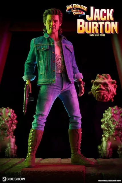 Sideshow BIG TROUBLE IN LITTLE CHINA Jack Burton 1/6 Kurt Russell NUOVO