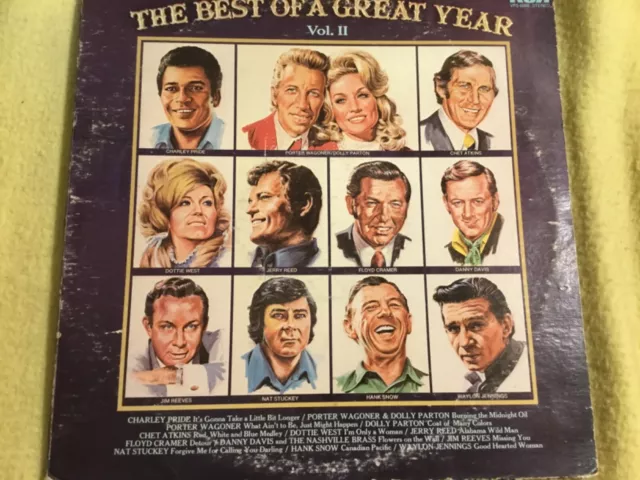 Various”The Best Of A Great Year Vol.ll”Stereo Vinyl=VG:VG+ 12" LPRecord Country