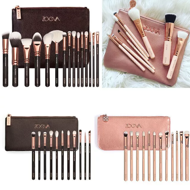 8/12/15pc Make Up Bürsten Brush Set Rosegold Pinsel Verfassungs Schönheit T D4Q4