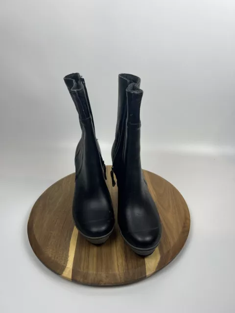 Sorel Medina Tall  black rain boots 3