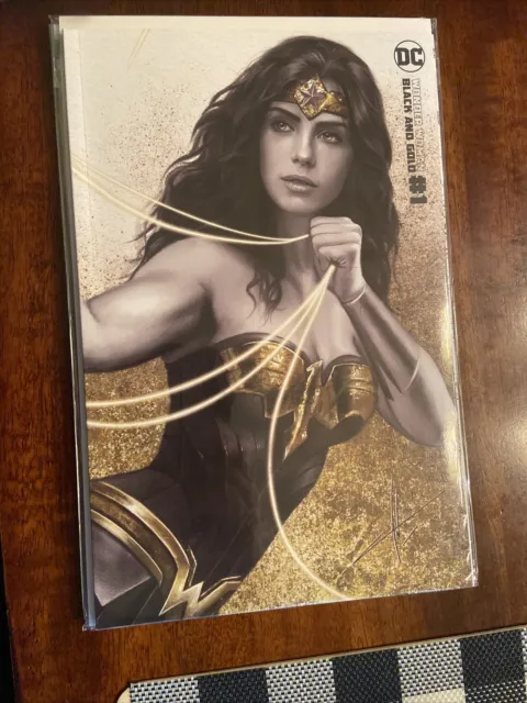 Wonder Woman Black and Gold #1 (2021) Carla Cohen Cover B Variant DC Comics