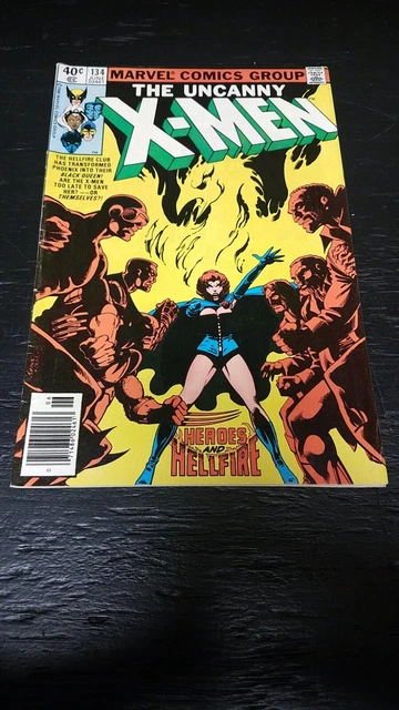 1981 Marvel Comics Uncanny X-Men #134 Newsstand 1St App Dark Phoenix Vf- Key